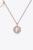 Moissanite A to J Pendant Necklace 
