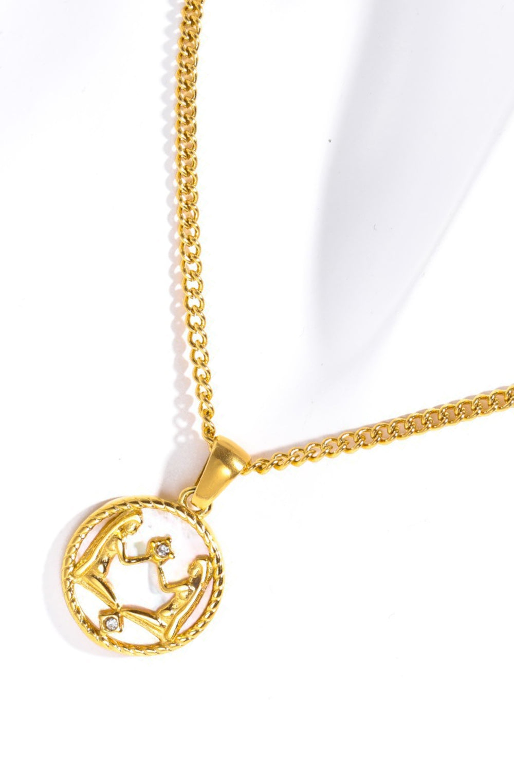 Constellation Pendant Stainless Steel Necklace 