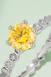 1 Carat Moissanite 6-Prong 925 Sterling Silver Ring 