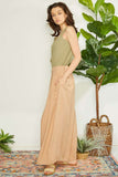 Mittoshop Wrap Pleating Detail Wide Leg Pants 