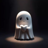 Halloween Ghost Heart Decorative Ornament 