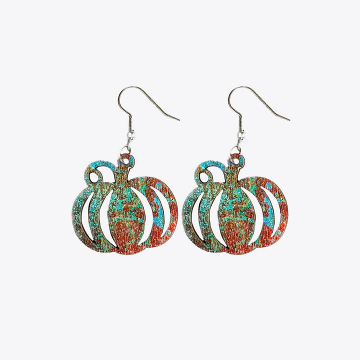 Wooden Dangle Earrings 
