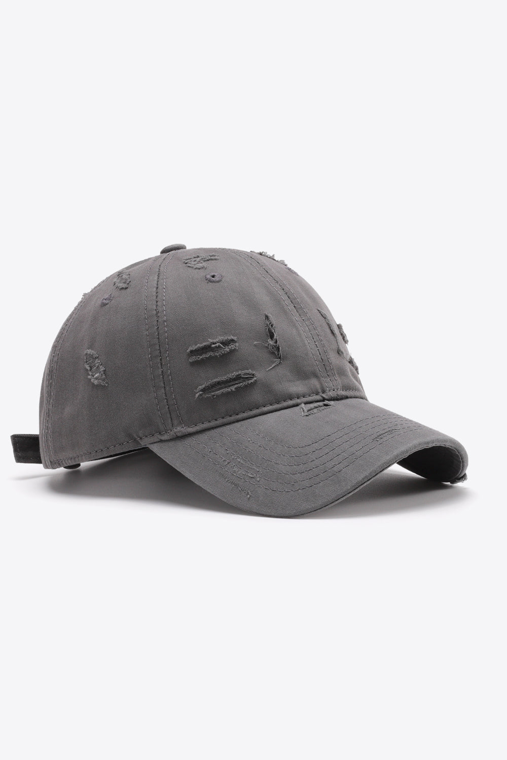 Distressed Adjustable Baseball Cap 