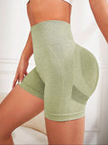 High Waist Active Shorts 