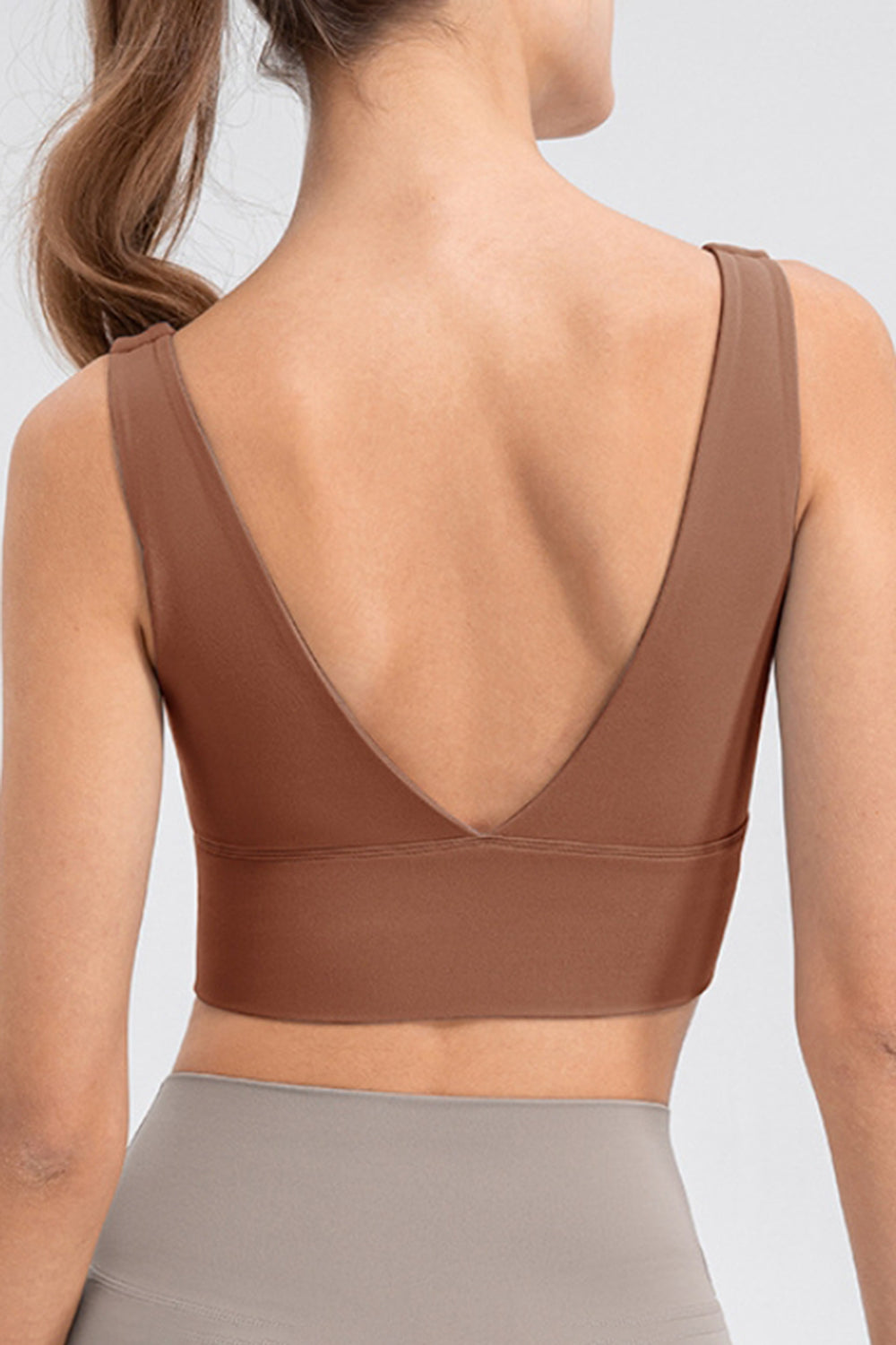 Scoop Neck Wide Strap Active Tank 