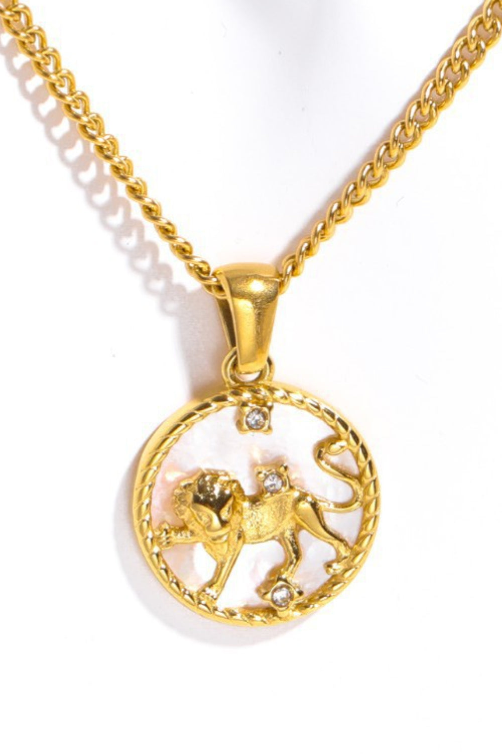 Constellation Pendant Stainless Steel Necklace 