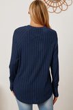 Basic Bae Full Size Ribbed Thumbhole Sleeve T-Shirt 