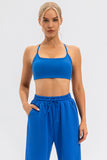 Crisscross Spaghetti Strap Active Cami 