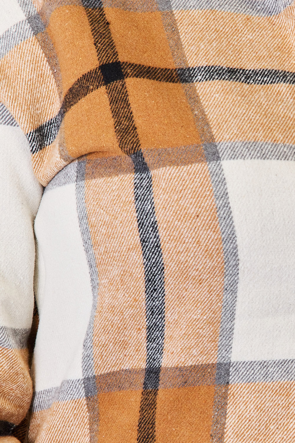 Perfee Plaid Print Dropped Shoulder Shirt 