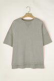 Plus Size Round Neck Half Sleeve T-Shirt 