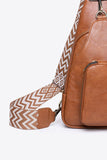 Adored Take A Trip PU Leather Sling Bag 