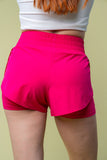 White Birch Full Size High Waisted Knit Shorts 
