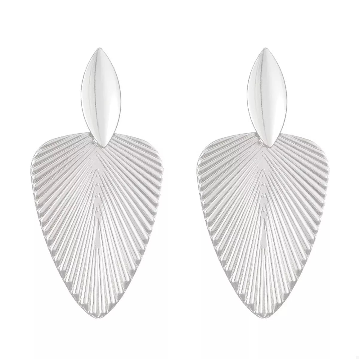 Alloy Textured Earrings 