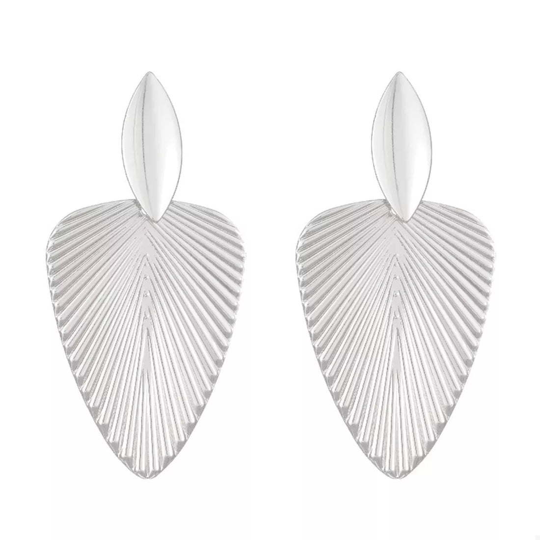 Alloy Textured Earrings 