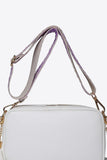 PU Leather Tassel Crossbody Bag 