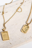 Stainless Steel 18K Gold-Plated Necklace 