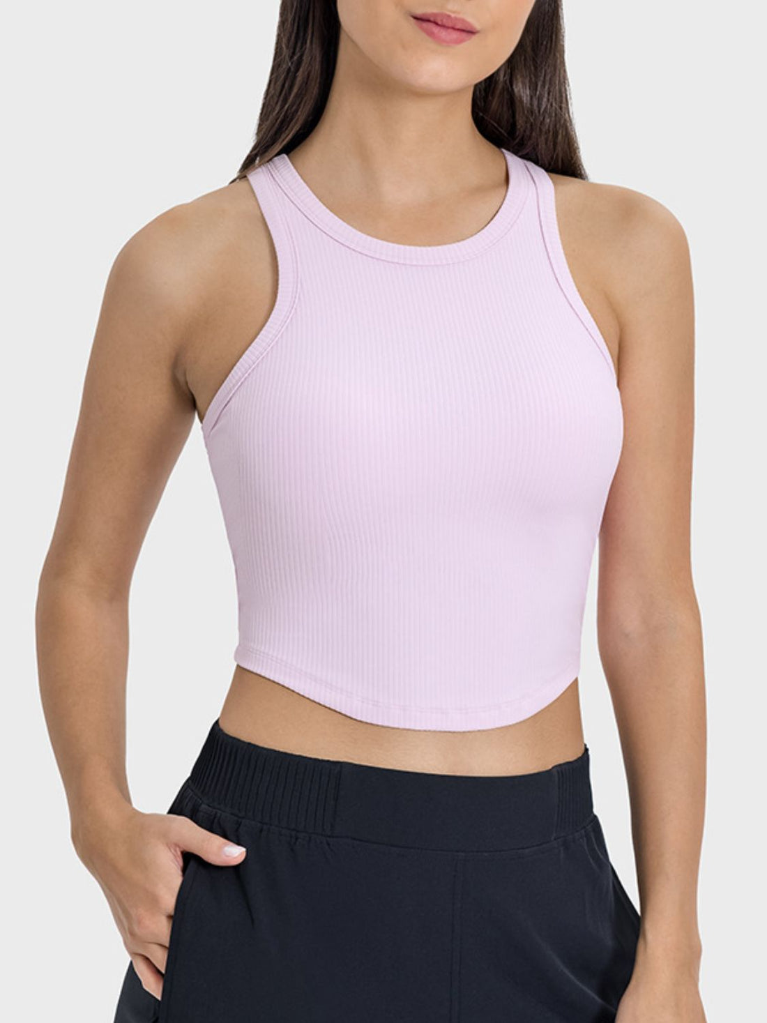 Millennia Round Neck Racerback Active Tank 