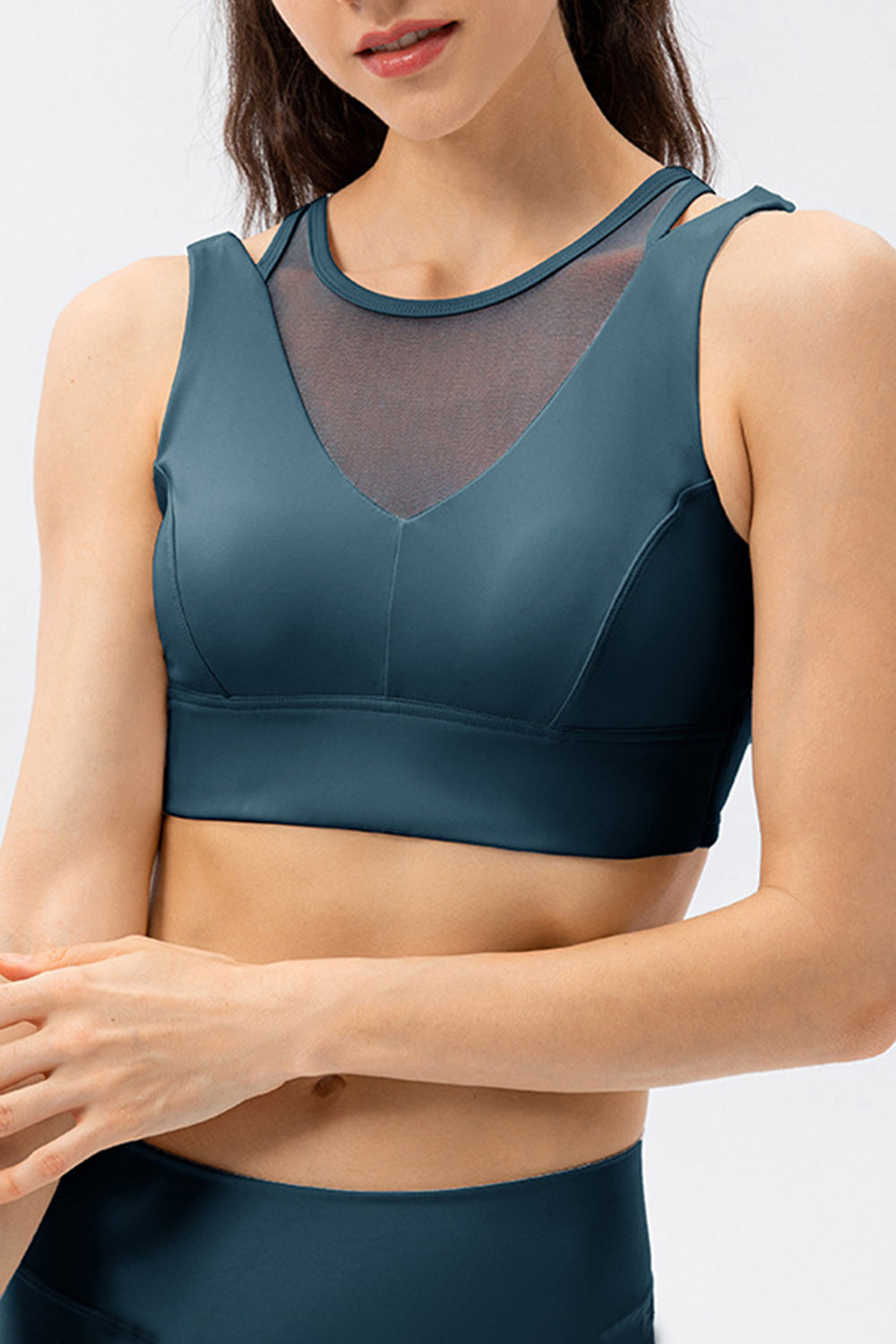Cutout Wide Strap Active Tank 