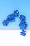 Flower Shape Zinc Alloy Dangle Earrings 