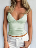 Lace Detail V-Neck Cami 