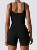 Basic Bae Ribbed Sleeveless Active Romper 
