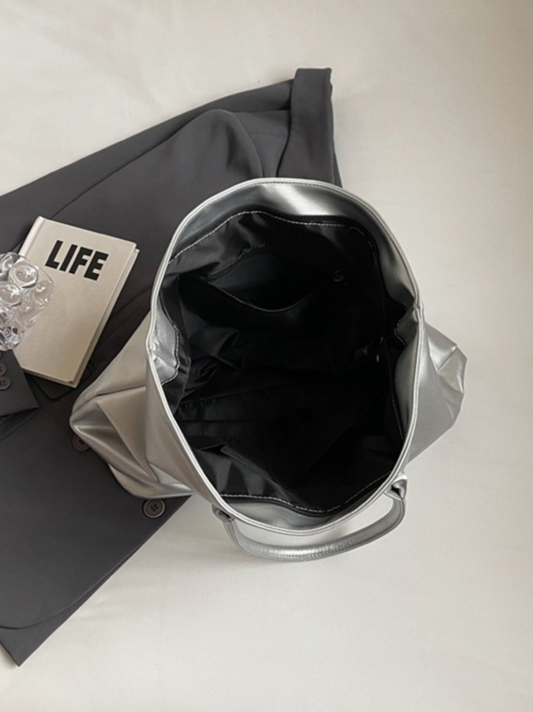 BETTER LIFE PU Leather Tote Bag 