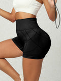 High Waist Active Shorts 