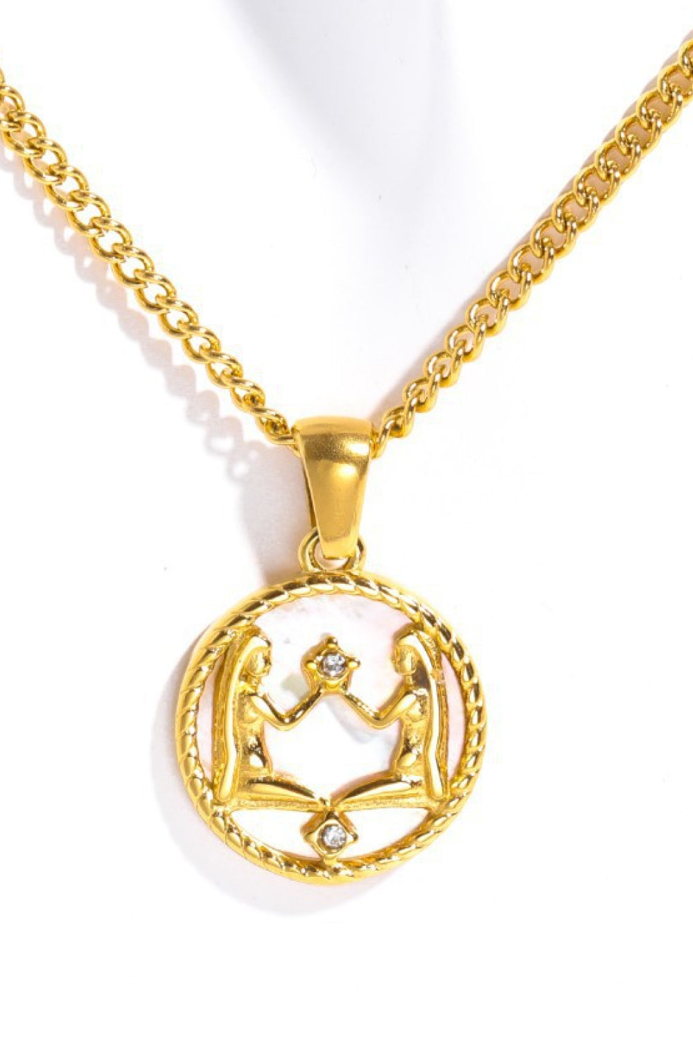 Constellation Pendant Stainless Steel Necklace 