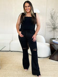 Judy Blue Full Size High Waist Distressed Flare Jeans 