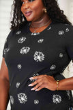Double Take Dandelion Print Round Neck T-Shirt 