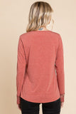 Super Lady Full Size Lace Detail Round Neck T-Shirt 