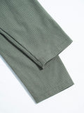 Snap Down Collared Neck Drop Shoulder Jacket 