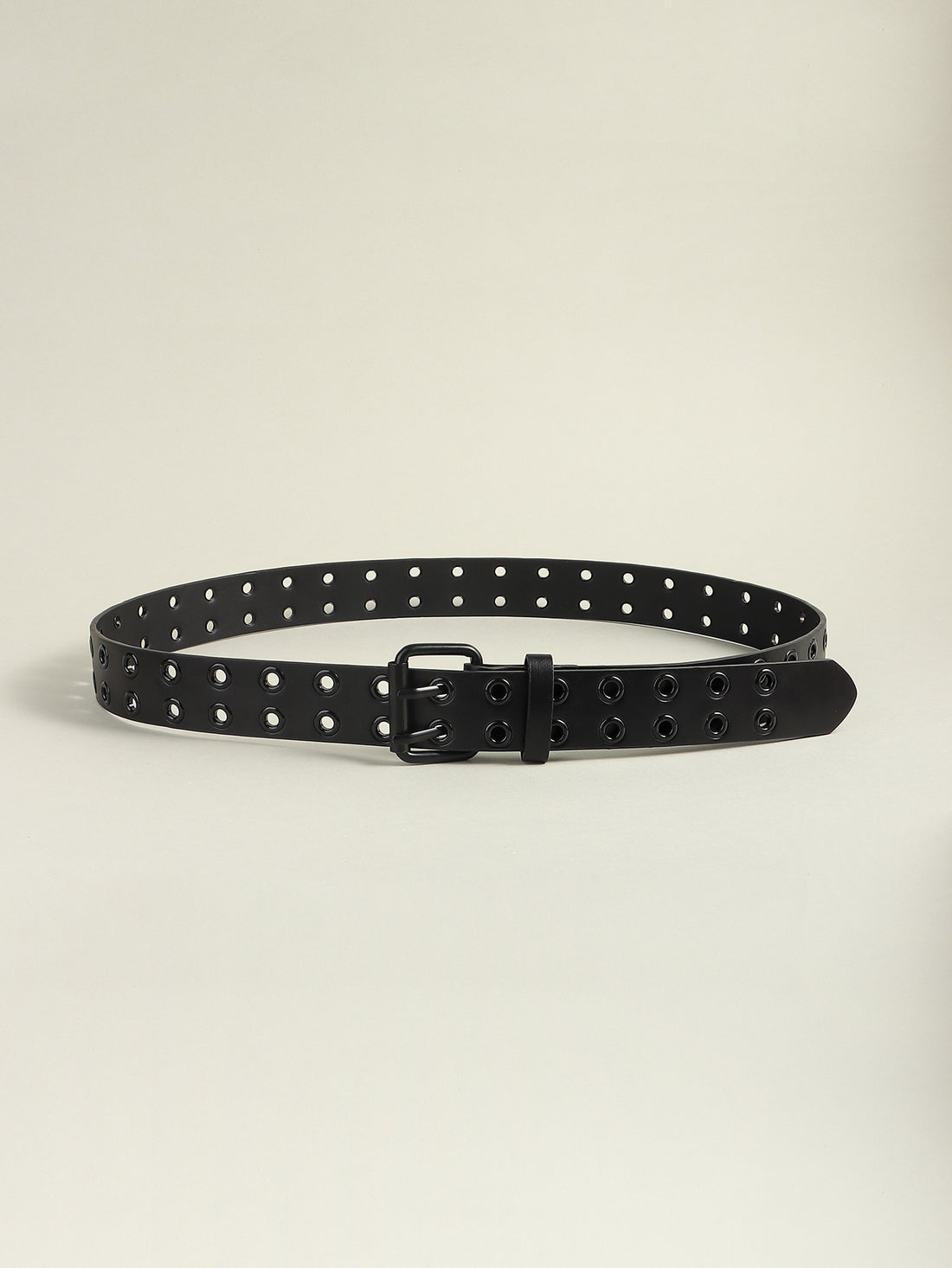 Grommet PU Leather Belt 