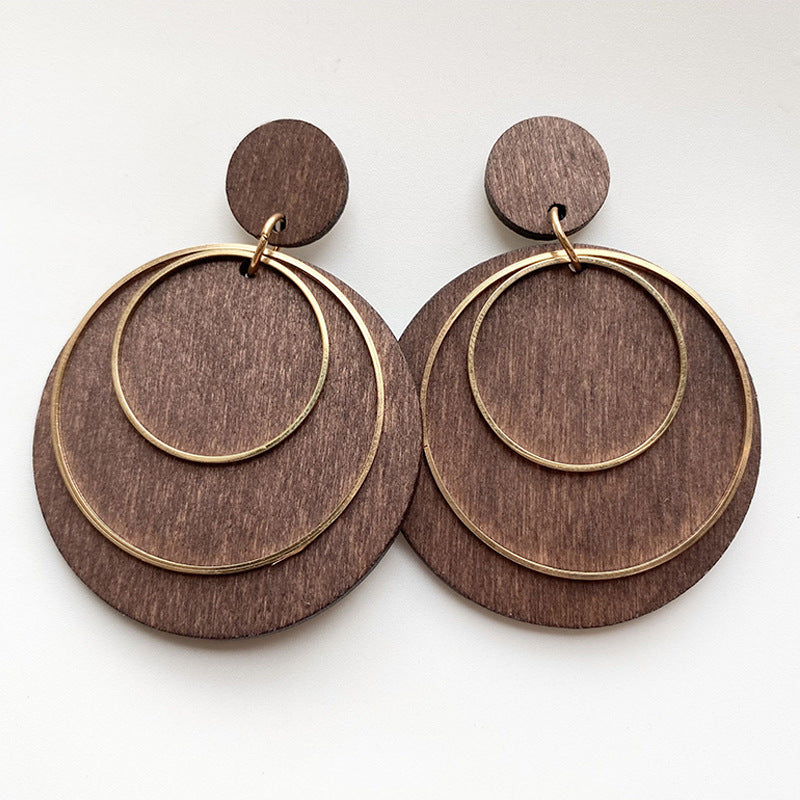 Geometric Drop Earrings 