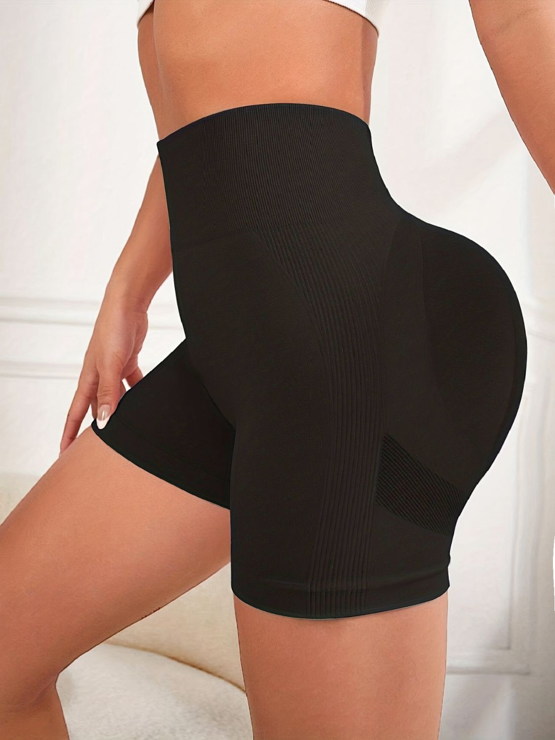 High Waist Active Shorts 