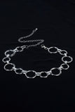 Alloy Chain Circle Shape Belt 