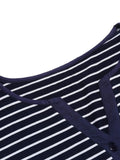 Striped Long Sleeve Lounge Dress Lingerie & Nightwear