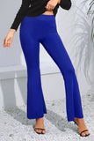 High Waist Long Flare Pants 