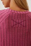 Basic Bae Full Size Ribbed Thumbhole Sleeve T-Shirt 