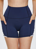 High Waist Active Shorts 