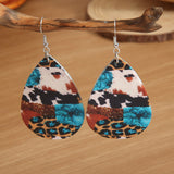 Teardrop Alloy Earrings 