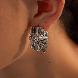 Geometric Stainless Steel Gold-Plated Earrings 