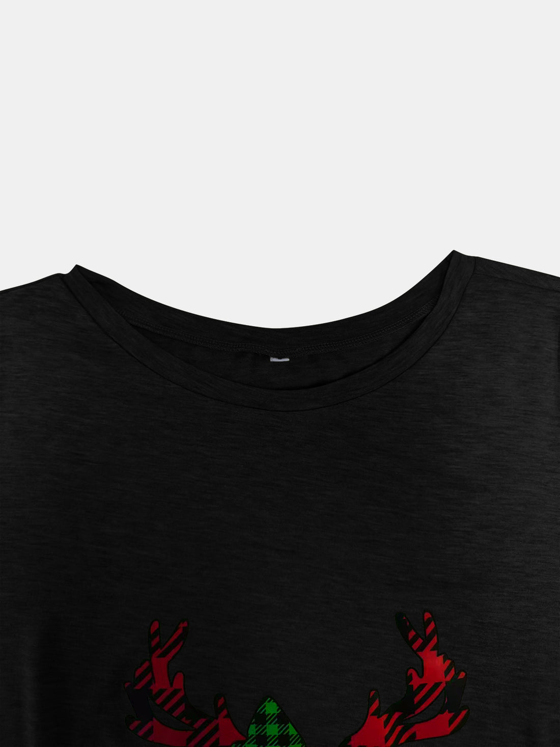 Full Size Reindeer Round Neck Long Sleeve T-Shirt 