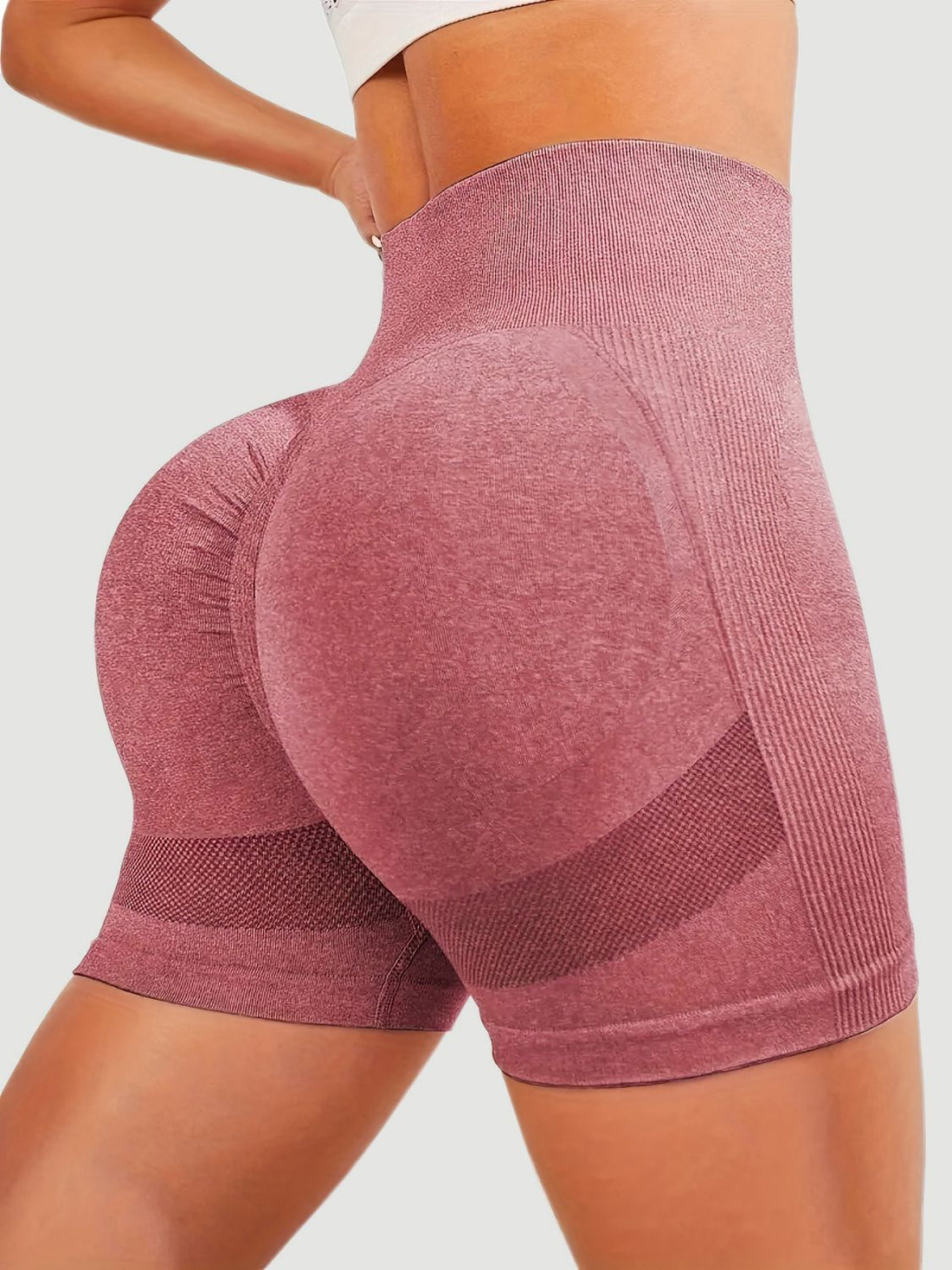 High Waist Active Shorts 