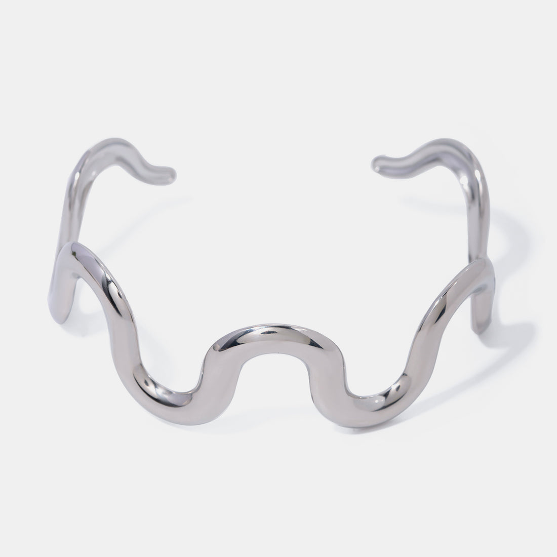 Stainless Steel Wave Shape Bracelet 