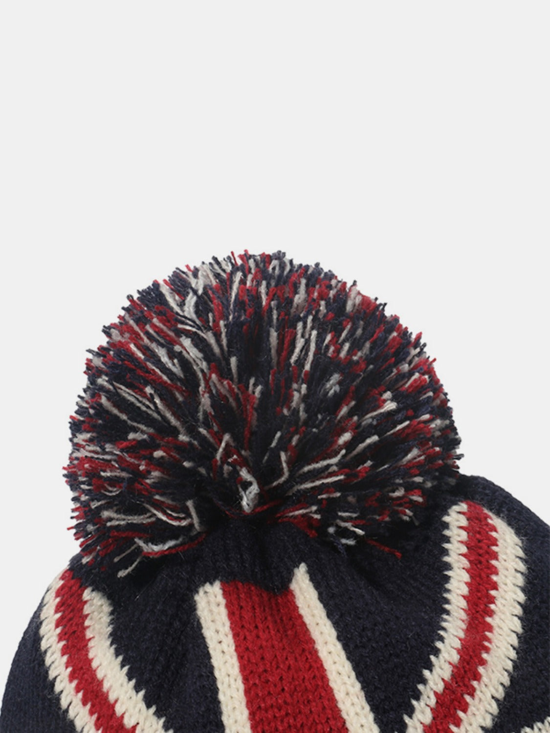 Roll Rim US Flag Knit Hat 