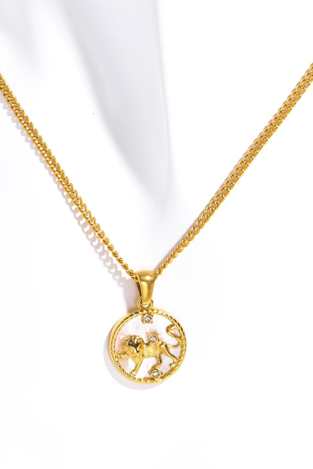 Constellation Pendant Stainless Steel Necklace 