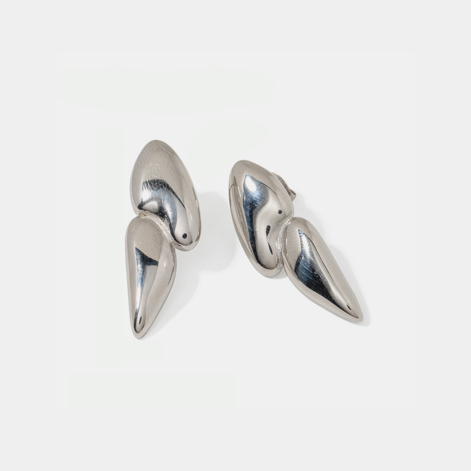 Geometric Stainless Steel Earrings 