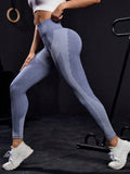 Striped High Waist Active Pants 