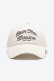Embroidered Graphic Adjustable Baseball Cap 